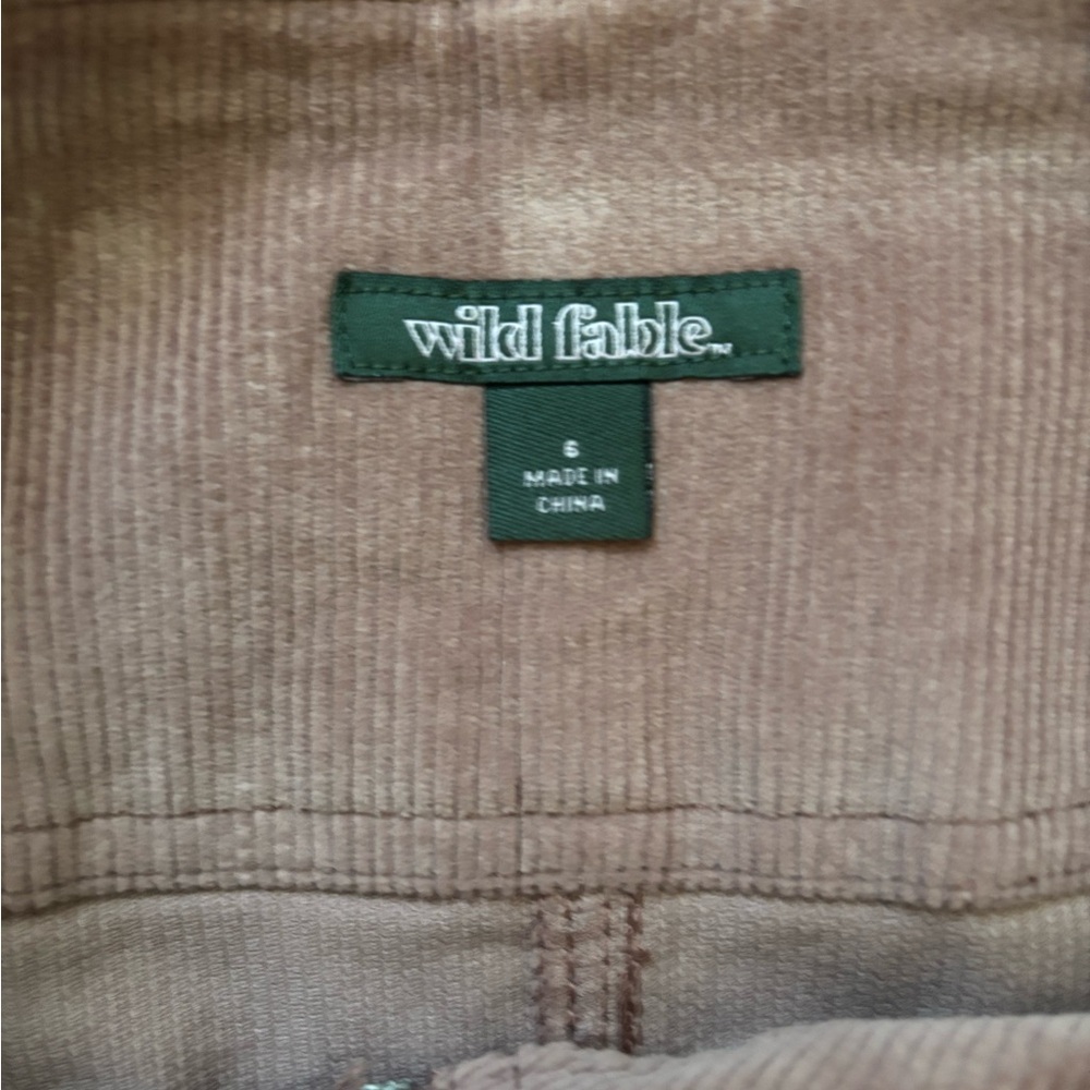 Wild Fable Mauve Corduroy A-Line Skirt (NWOT) - Picture 3 of 6